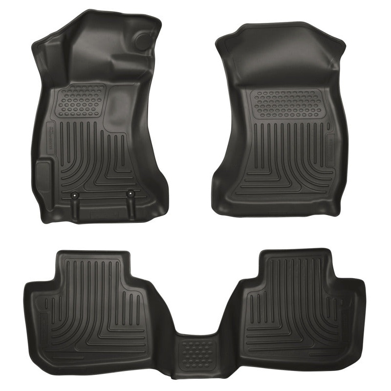 Husky Liners 10-12 Subaru Legacy/Outback WeatherBeater Combo Black Floor Liners