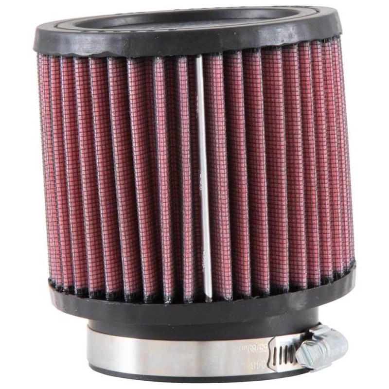 K&N Universal Rubber Filter 3 inch 5 Degree FLG 4 1/2 inch OD 4 inch Height