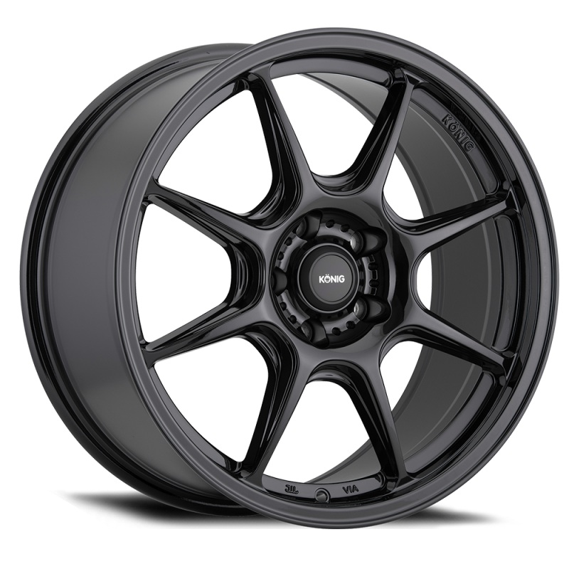 Konig Lockout 17×8 4×108 ET40 Gloss Black