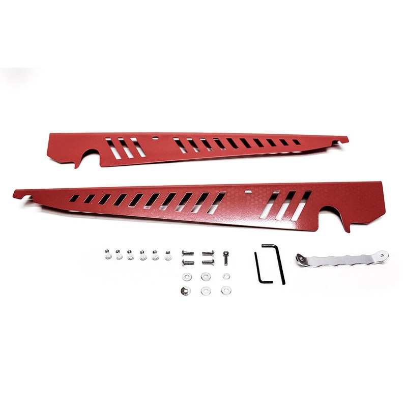 Precision Works Fender Shrouds Red – 15-21 WRX/STI