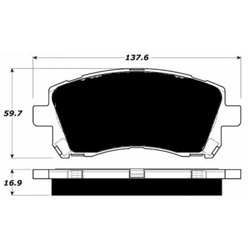 Porterfield Brake Pads for 2002 SUBARU FORESTER S