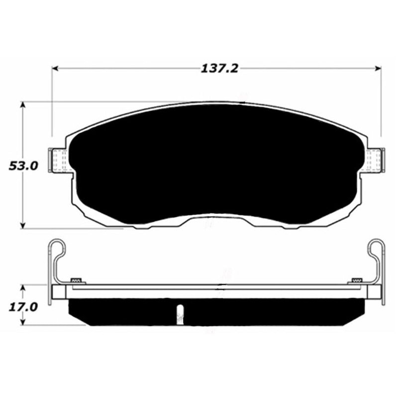 Porterfield Brake Pads for 2003 NISSAN SENTRA 2.5L SE-R