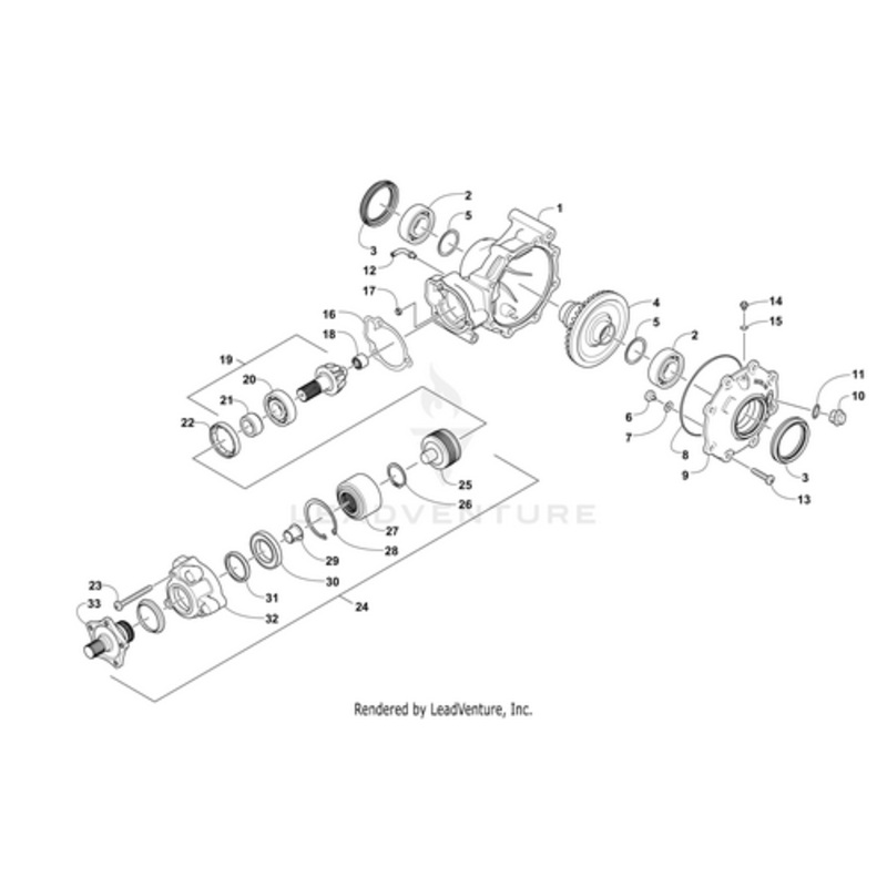 Gearcase Housing by Arctic Cat