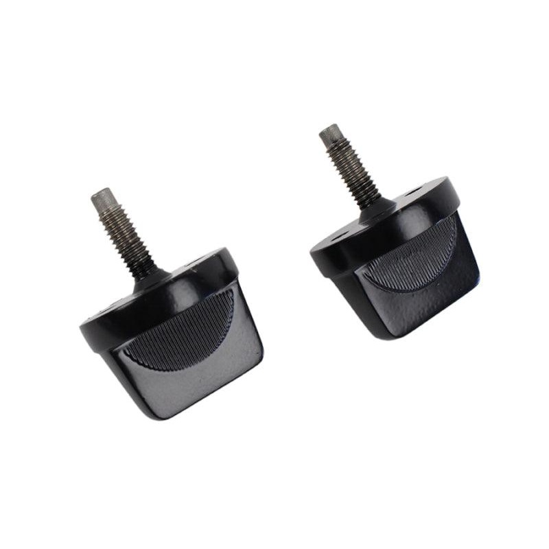 Kentrol 76-95 Jeep CJ/Wrangler YJ Windshield Knobs Pair – Powdercoat Black
