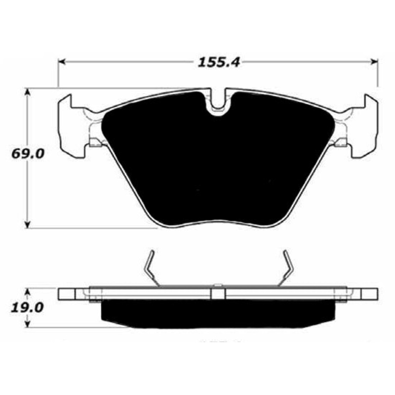 Porterfield Brake Pads for 2015 BMW Z4 35is