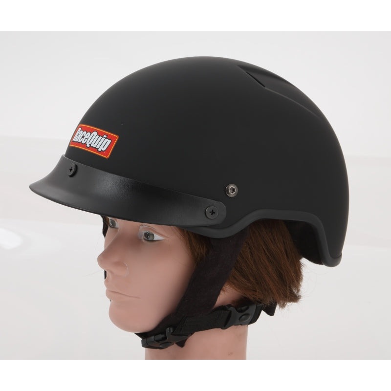 RaceQuip CREW Helmet Flat Black Small