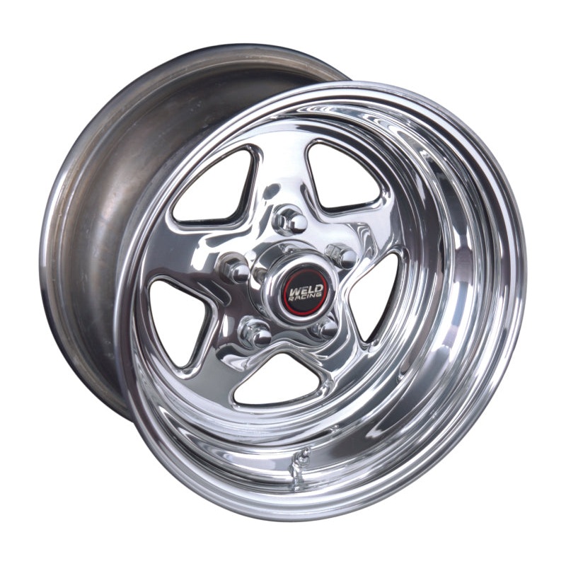 Weld ProStar 15×15 / 5×4.5 BP / 5.5in. BS Polished Wheel – Non-Beadlock