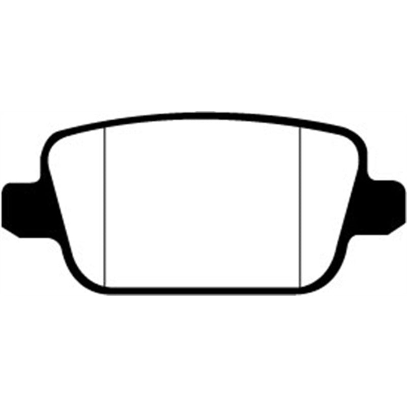 EBC 07-12 Land Rover LR2 3.2 Yellowstuff Rear Brake Pads