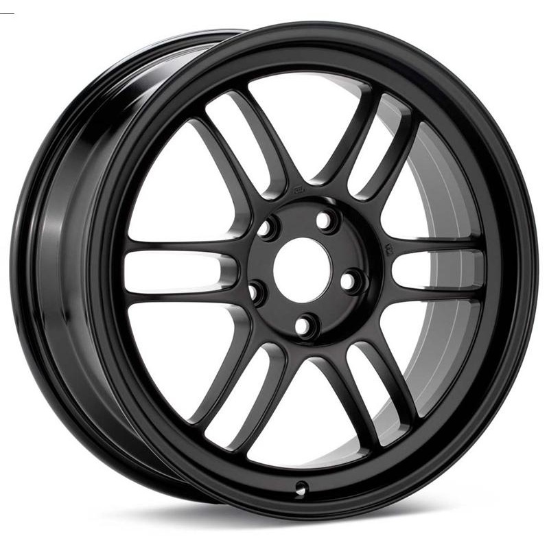 Enkei RPF1 17×7.5 5×100 48mm Offset 73mm Bore Matte Black Wheel  02-10 WRX & 04 STI/05-09 LGT