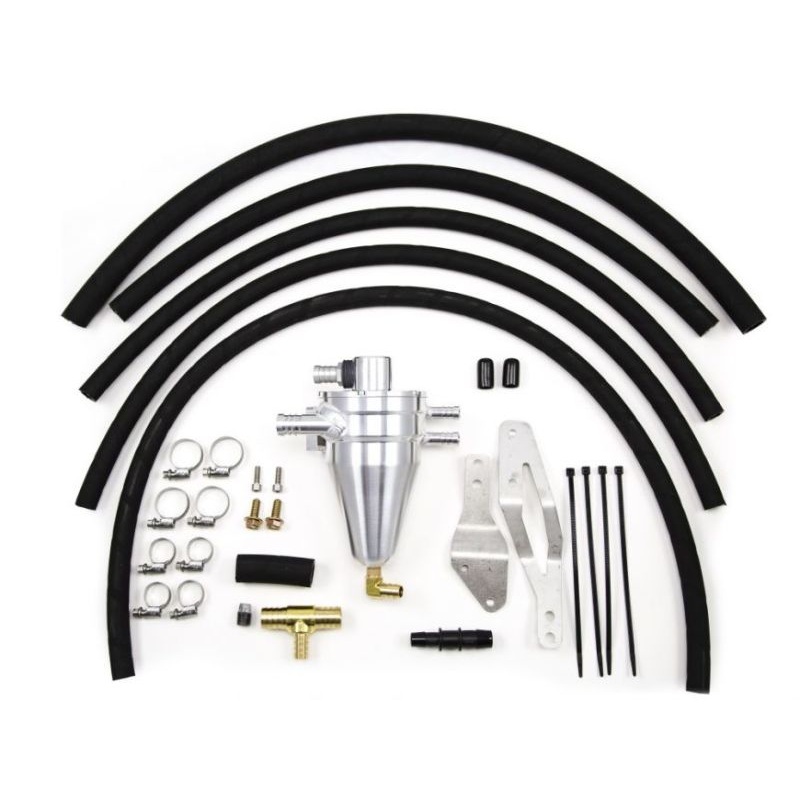 Killer B 02-07 WRX/STi GD Air/Oil Separator (Complete Kit w/Hosing + Clamps)