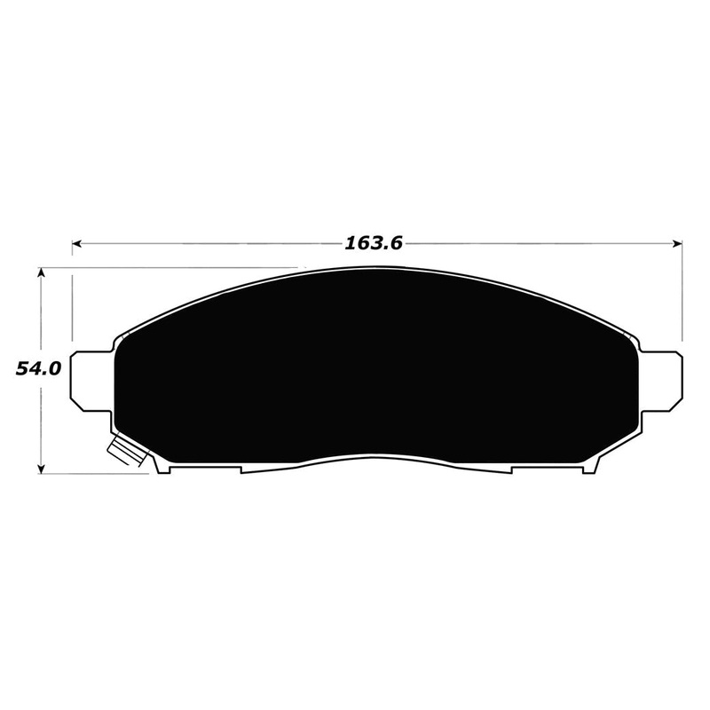 Porterfield Brake Pads for 2007 NISSAN PATHFINDER
