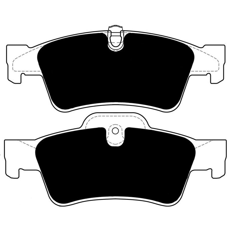 Porterfield Brake Pads for 2008 MERCEDES-BENZ GL550 w/373mm Front Rotor