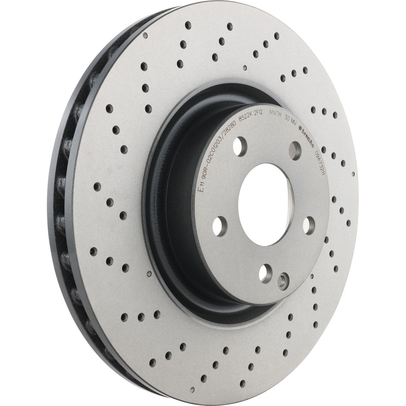 PRIME UV Coated Front Disc Brake Rotor – 09.A732.11