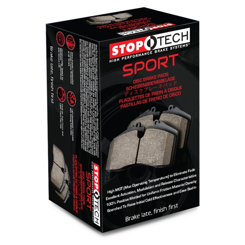 StopTech 12-19 Audi A6 / 11-18 Audi A7 Quattro Sport Brake Pads w/Shims and Hardware – Front