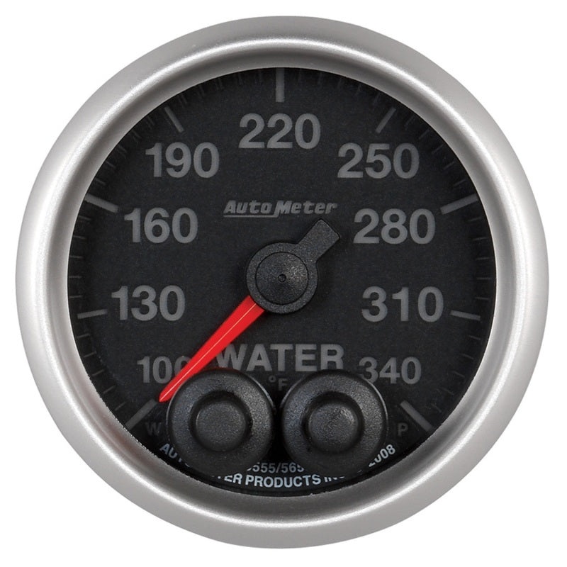 Autometer Elite Water Temperature Gauge 7 Color 52mm Universal | 5655