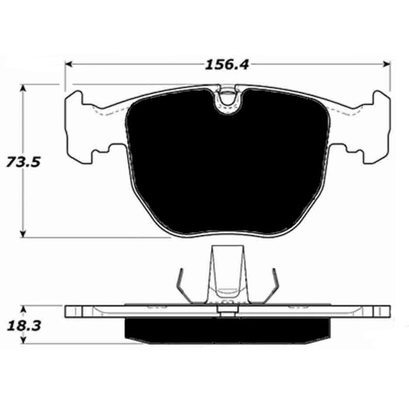 Porterfield Brake Pads for 2006 BMW X5 4.4i