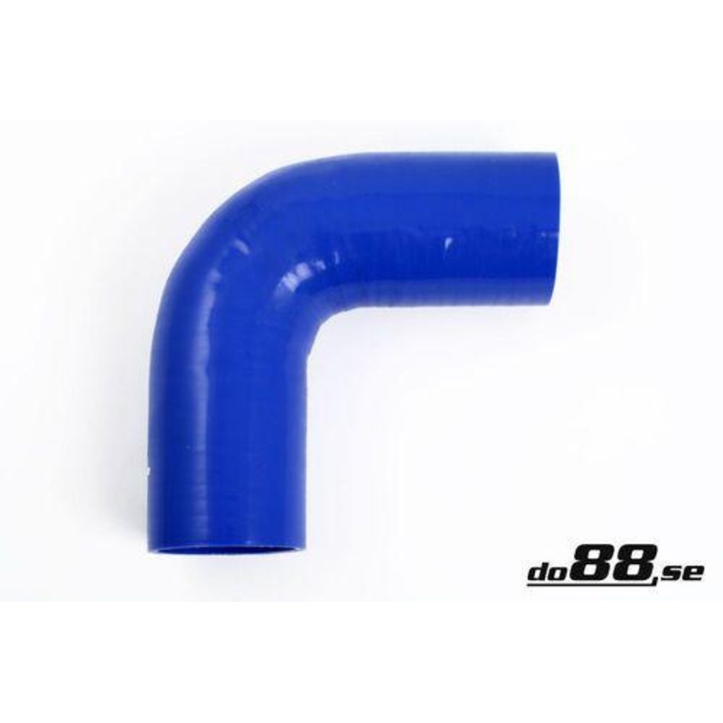 Silicone Hose Blue 90 degree 3” (76mm)