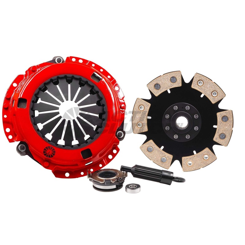 Action Clutch Stage 6 Iron Button 6-Puck Rigid Clutch Kit | 2002-2006 Acura RSX Type S 6MT (ACR-0494)