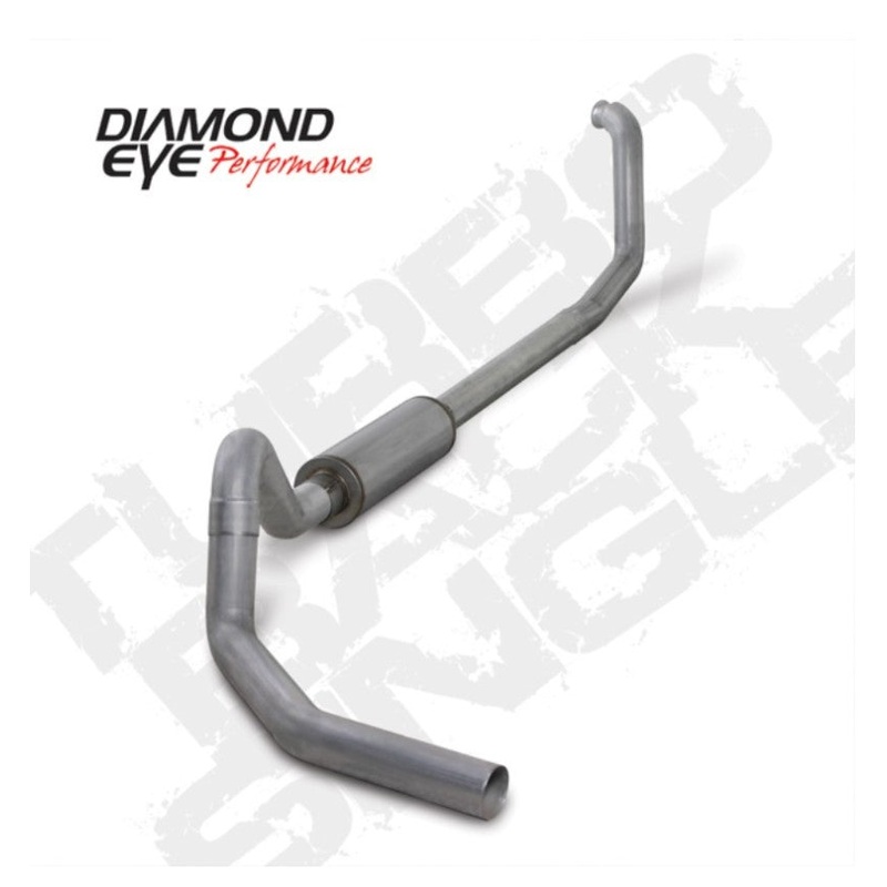 Diamond Eye KIT 4in TB SGL AL: 00-03 FORD 7.3L E-SERIES VAN NFS W/ CARB EQUIV STDS