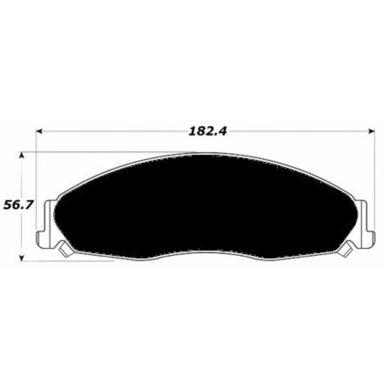 Porterfield Brake Pads for 2007 CADILLAC STS Std Brakes