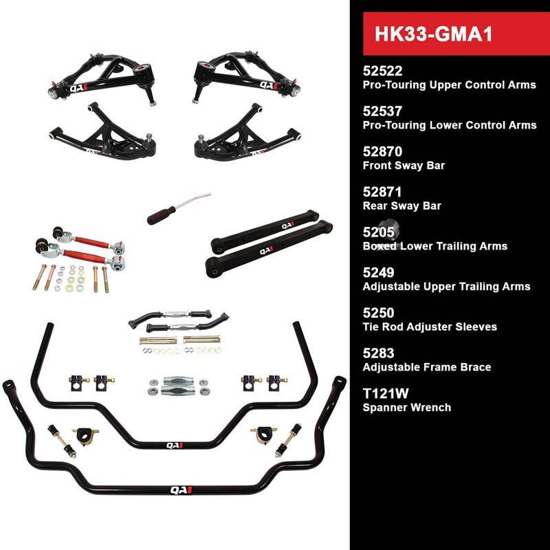 QA1 HK33-GMA1 Level 3 Full Vehicle Handling Kit 64-67 GM A-Body W/O Shocks