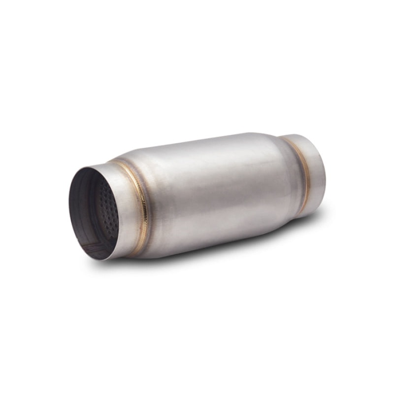 Vibrant SS Race Muffler 3in inlet/outlet x 9in long 3.75in Muffler Body OD