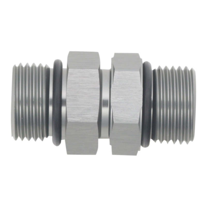 DeatschWerks 8AN ORB Male to 8AN ORB Male Swivel Adapter – Anodized DW Titanium