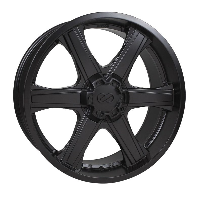 Enkei BHAWK 18×8.5 6×139.7 30mm Offset 78mm Bore Black Wheel