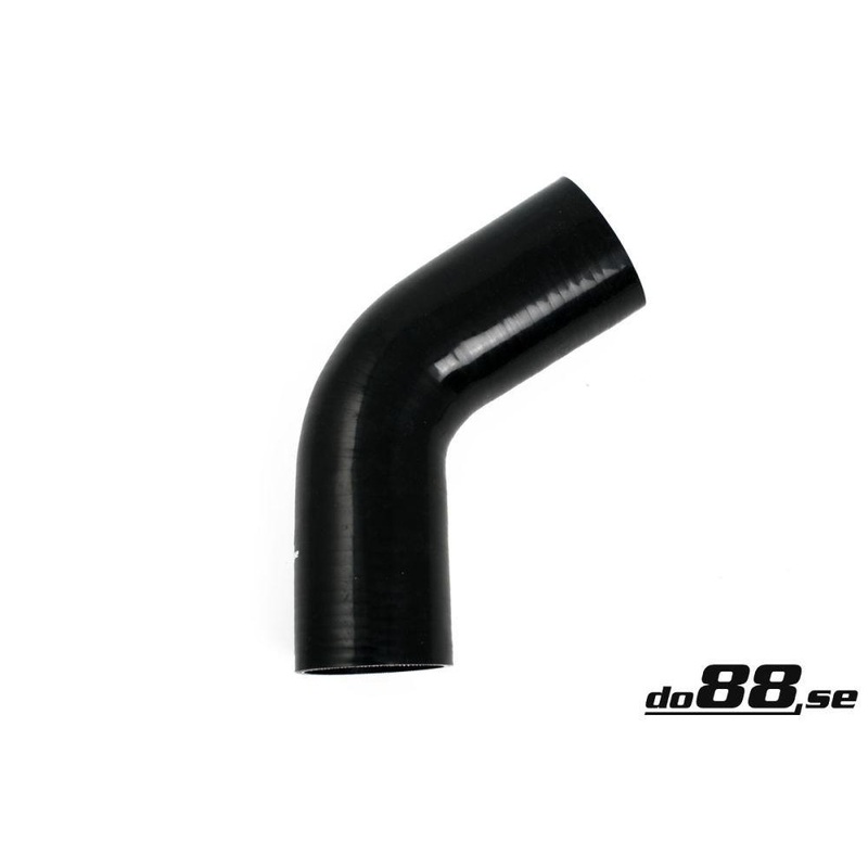 Silicone Hose Black 60 degree 3,5” (89mm)