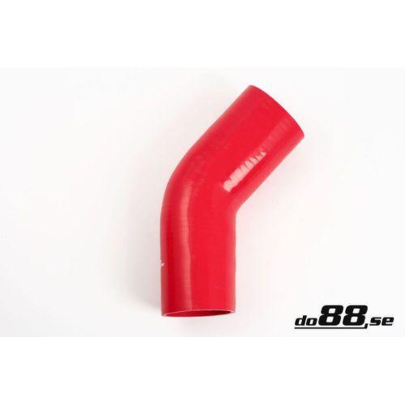 Silicone Hose Red 45 degree 3,25” (83mm)