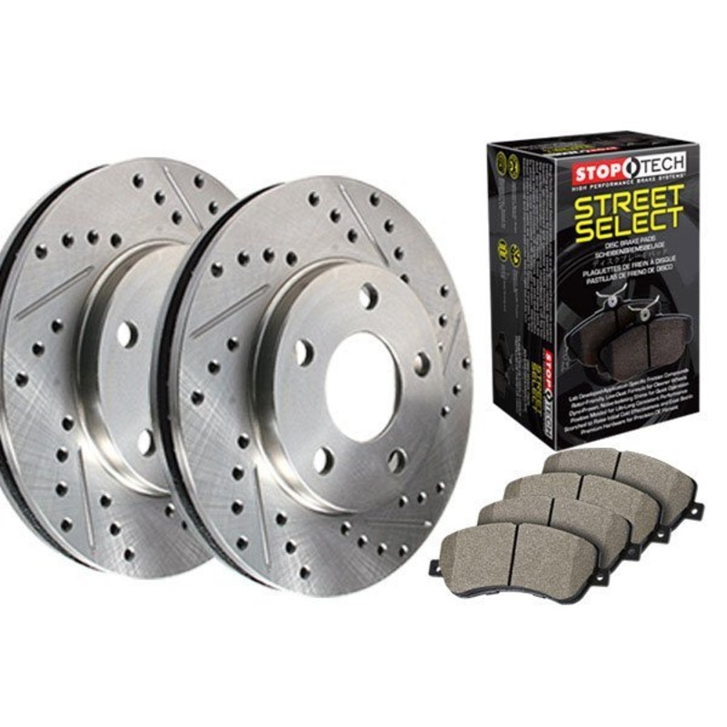 StopTech 97-01 Acura Integra Type R Drilled & Slotted Sport Brake Kit