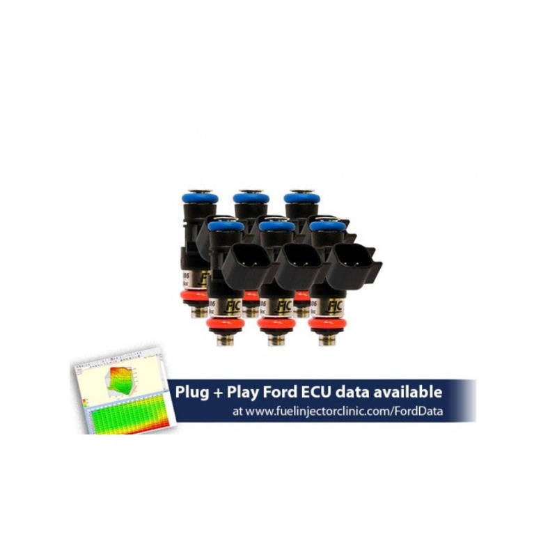 Fuel Injector Clinic (FIC) Injector 660cc Injector Set for Ford Raptor (2010-2014)