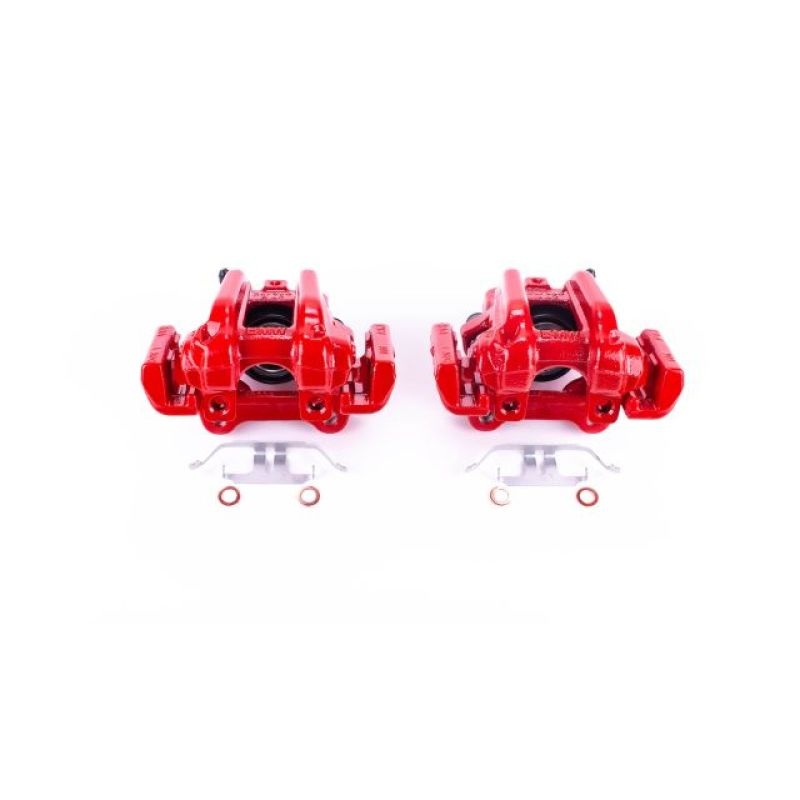 PowerStop Power Stop 14-16 BMW 228i Rear Red Calipers w/Brackets – Pair