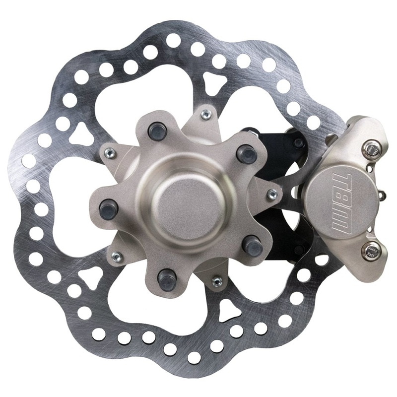 Racecraft 300106 (82-92 Camaro) Ultra Lites 2″ Drop Billet Spindle Lightweight 2 Piston Front Brake Kit (5 on 4.75 Hubs)