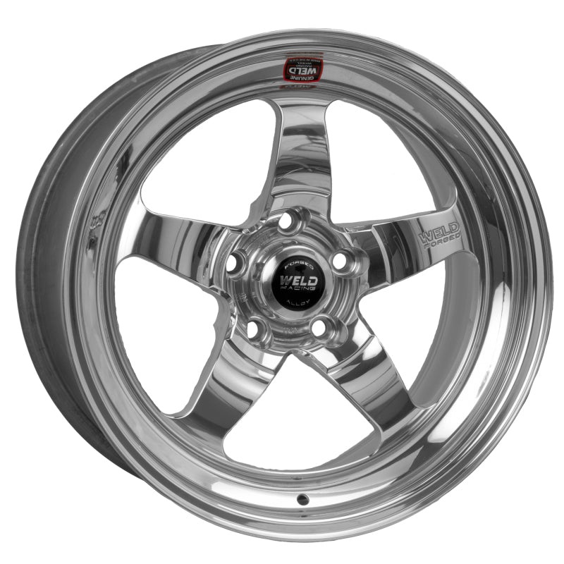 Weld S71 17×9 / 5×4.5 BP / 5.8in. BS Polished Wheel (Medium Pad) – Non-Beadlock