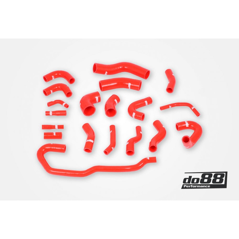 Audi RS6 C5 2002-2004 Coolant hoses Red