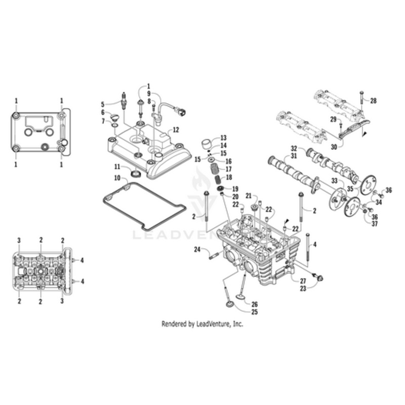 Flange Bolt Socket Head 6*45 by Arctic Cat