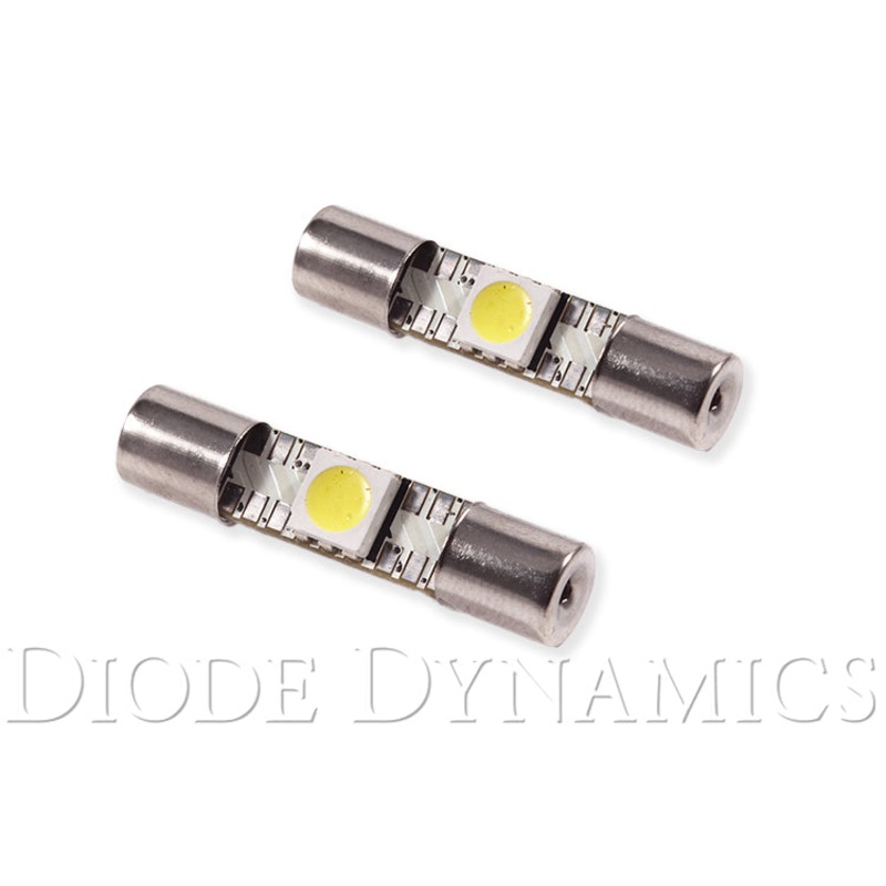 28mm SMF1 LED Bulb Warm White Pair Diode Dynamics