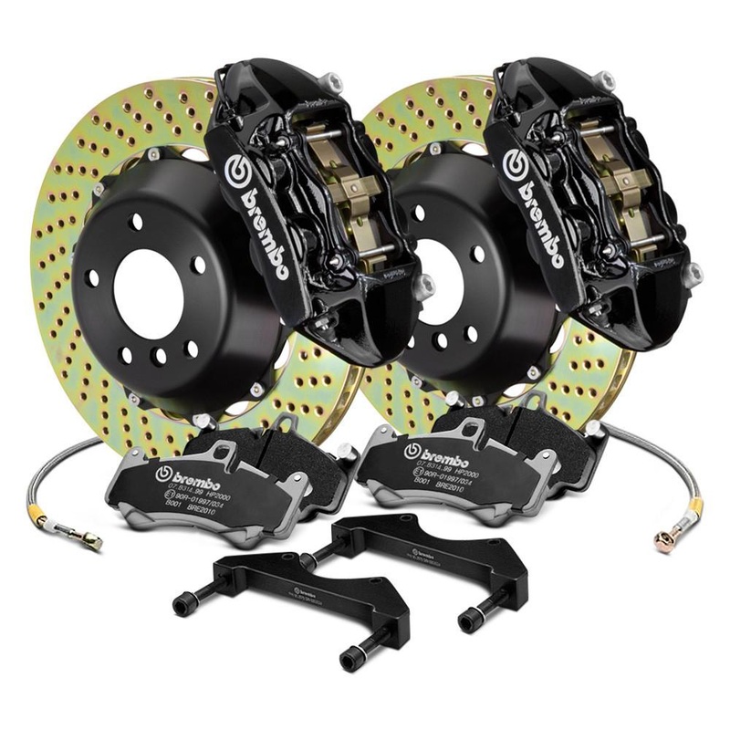 Brembo GT Series Cross Drilled 2-Piece Rotor Front Big Brake Kit | 2002-2007 Subaru WRX/STI (1B1.7008A)