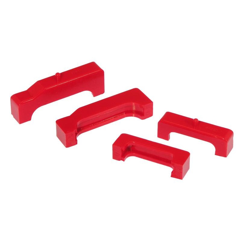 Prothane 88-98 Chevy Truck Small Block Radiator Insolators – Red