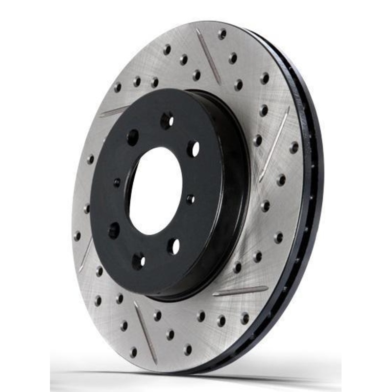 StopTech Drilled & Slotted Sport Rotor – Rear Right | Multiple Fitments (127.42105R)