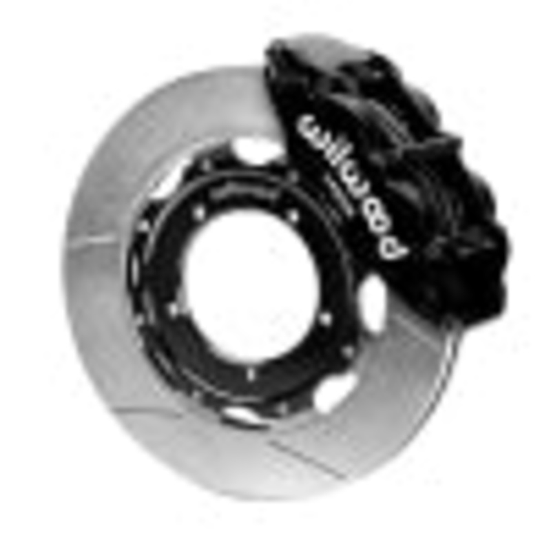 Wilwood 69-74 Porsche 911 Front Superlite Brake Kit 3in MT Slotted Face – Black