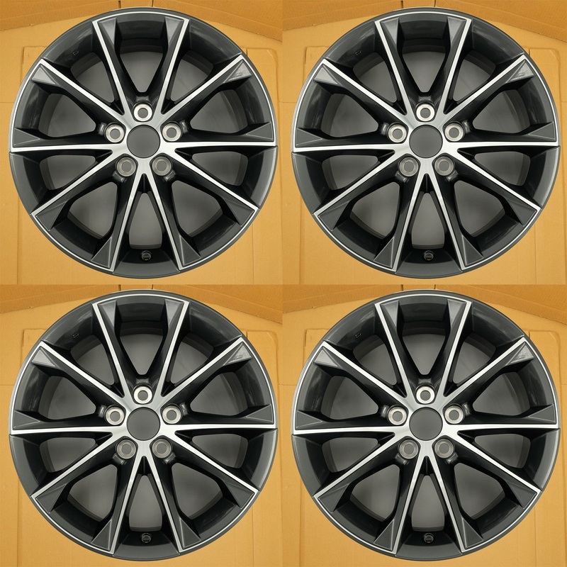 For Toyota Camry OEM Design Wheel 18″ 18×7.5 2015-2017 Machined Charcoal Set of 4 Replacement Rim