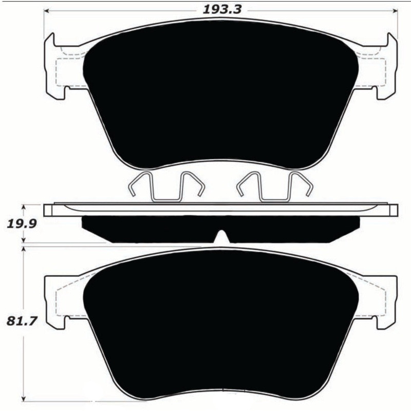 Porterfield Brake Pads for 2009 BENTLEY CONTINENTAL