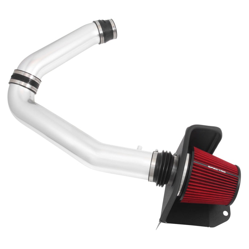 Spectre 11-15 Jeep Grand Cherokee V6-3.6L F/I Air Intake Kit – Polished w/Red Filter
