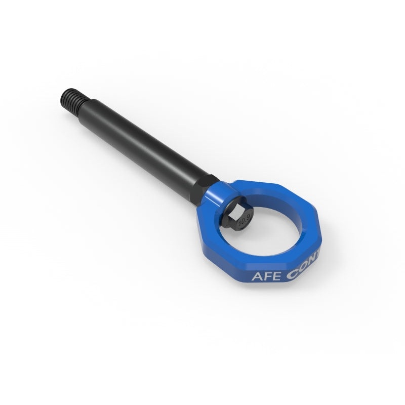 aFe 23-25 BMW M2 (G87) CONTROL Front / Rear Tow Hook – Blue