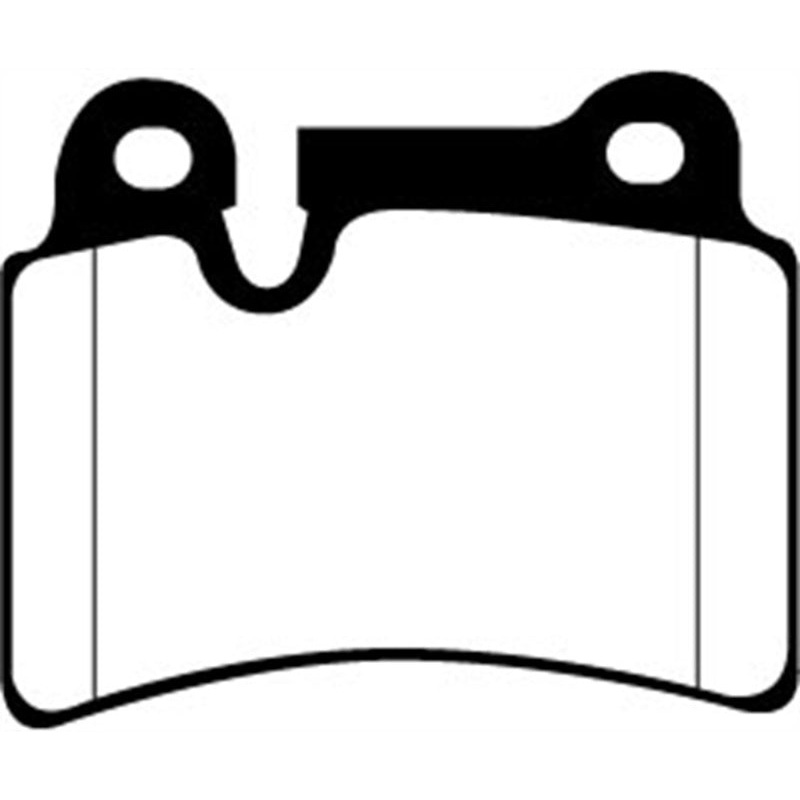 EBC 06-09 Volkswagen Touareg 3.6 (2 pin holes at top of backplate) Redstuff Rear Brake Pads