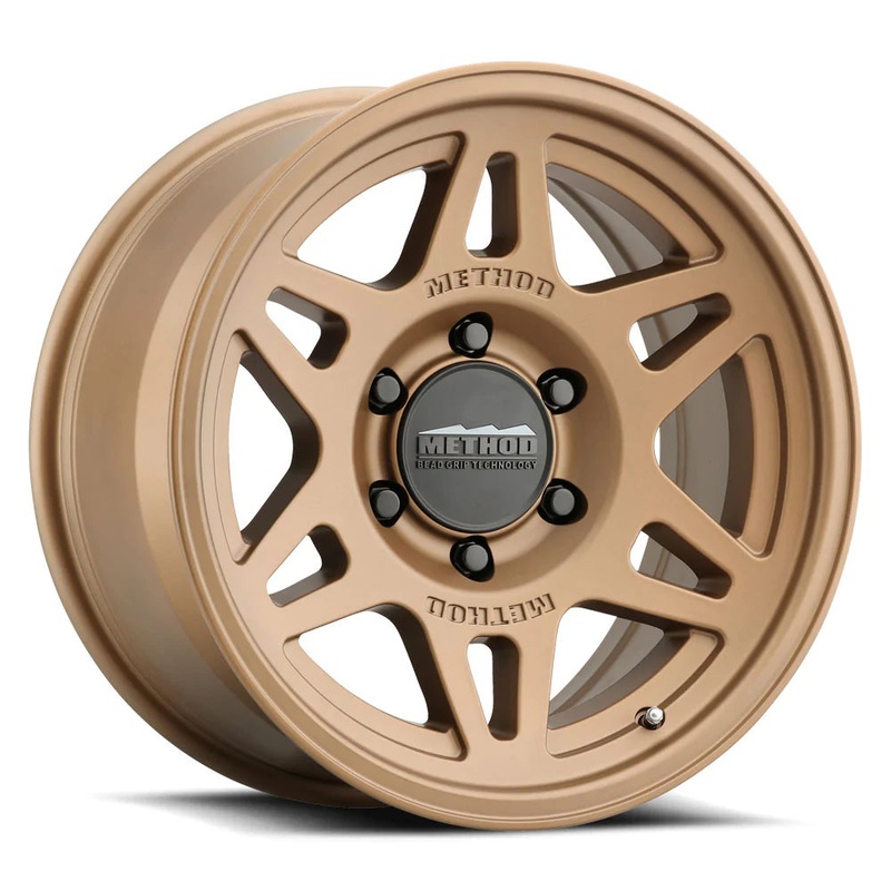 Method MR706 Bead Grip 17×8.5 0mm Offset 8×6.5 6.5mm Method Bronze Wheel | MR70678580900