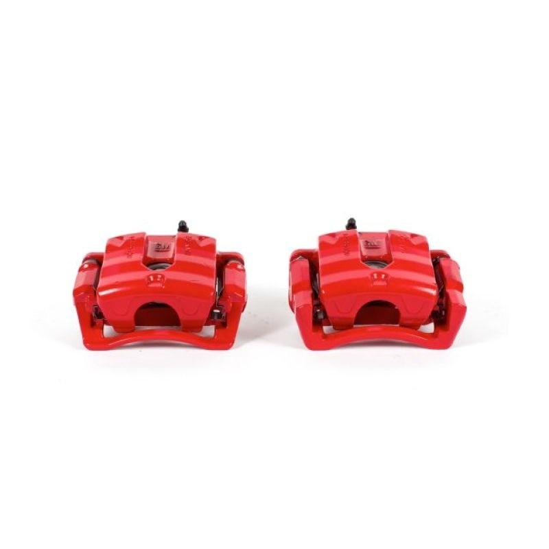 Power Stop 08-14 Cadillac CTS Rear Red Calipers w/Brackets – Pair