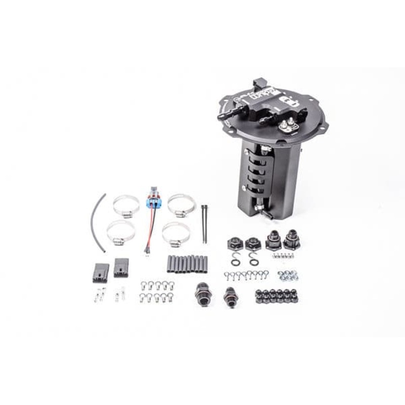 RADIUM ENGINEERING FUEL HANGER, EVO X, PUMPS NOT INCLUDED, WALBRO GSS342, AEM 50-1220